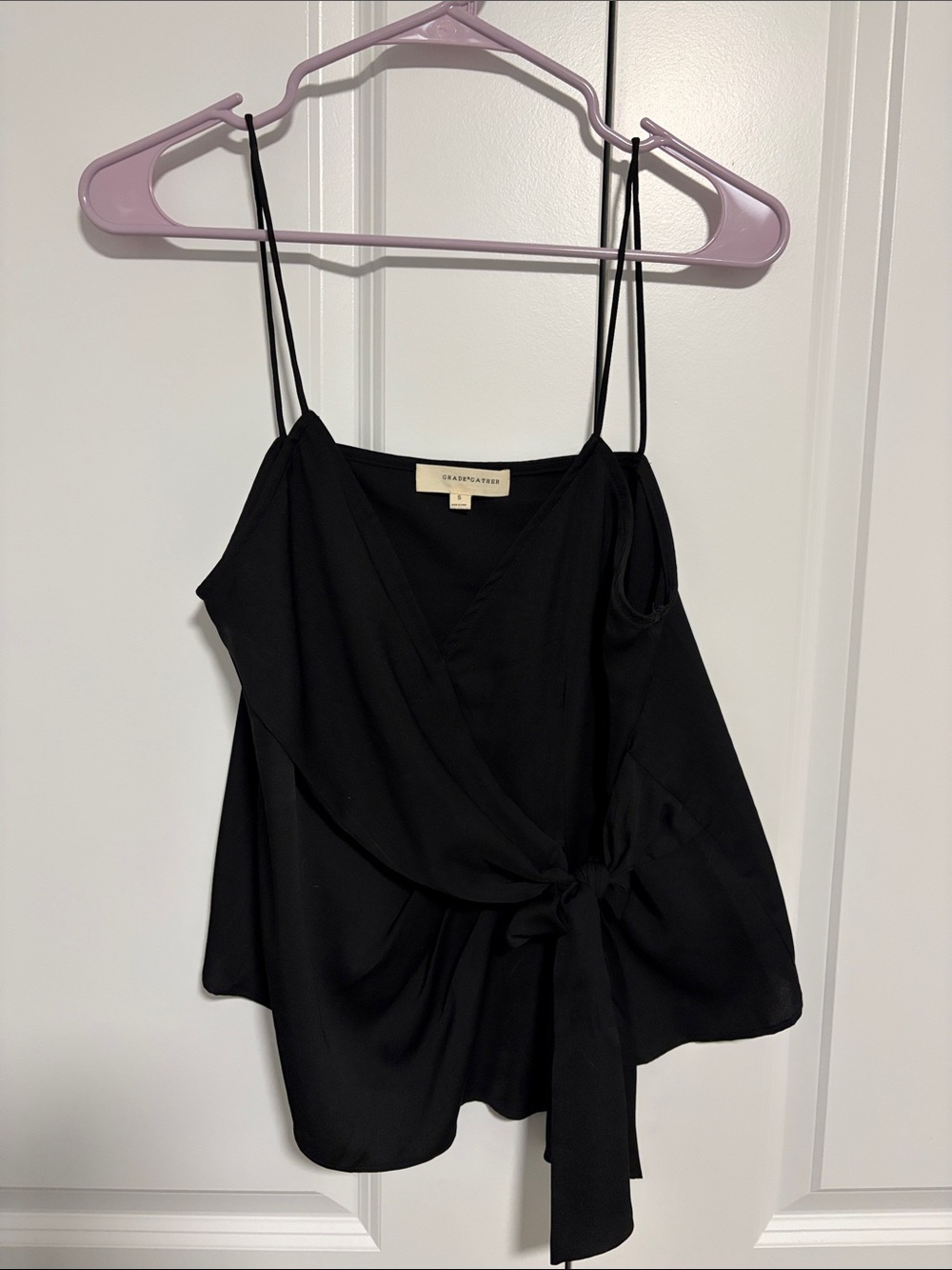 Black tank top